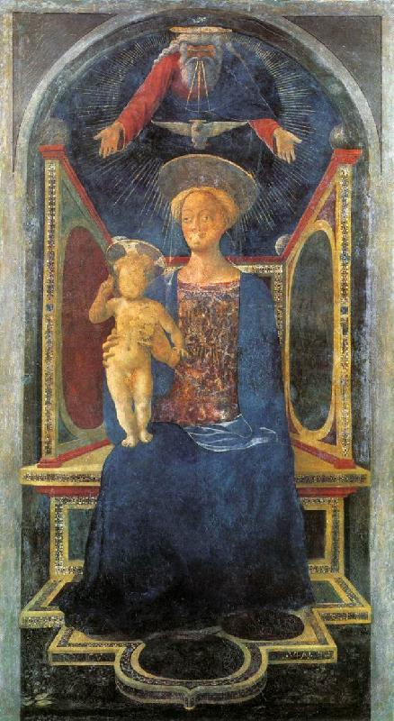 DOMENICO VENEZIANO Madonna and Child sd Sweden oil painting art